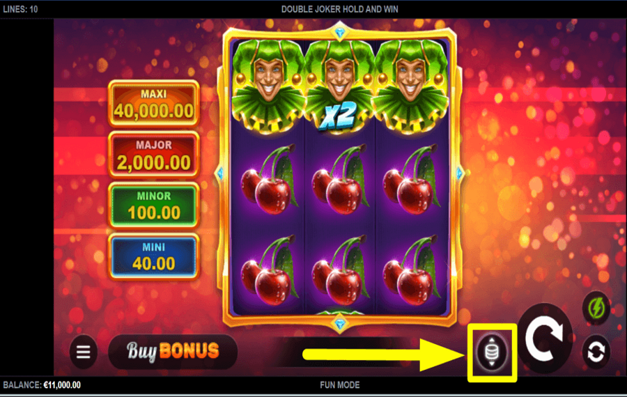 Double Joker Hold and Win ВЫБЕРИТЕ РАЗМЕР СТАВКИ.