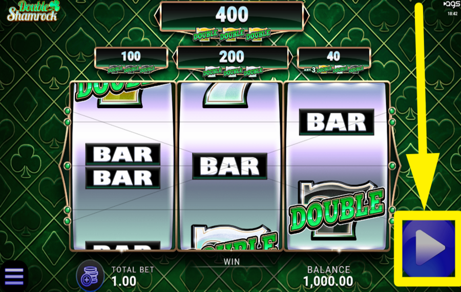 Double Shamrock SPIN FOR SUCCESS!