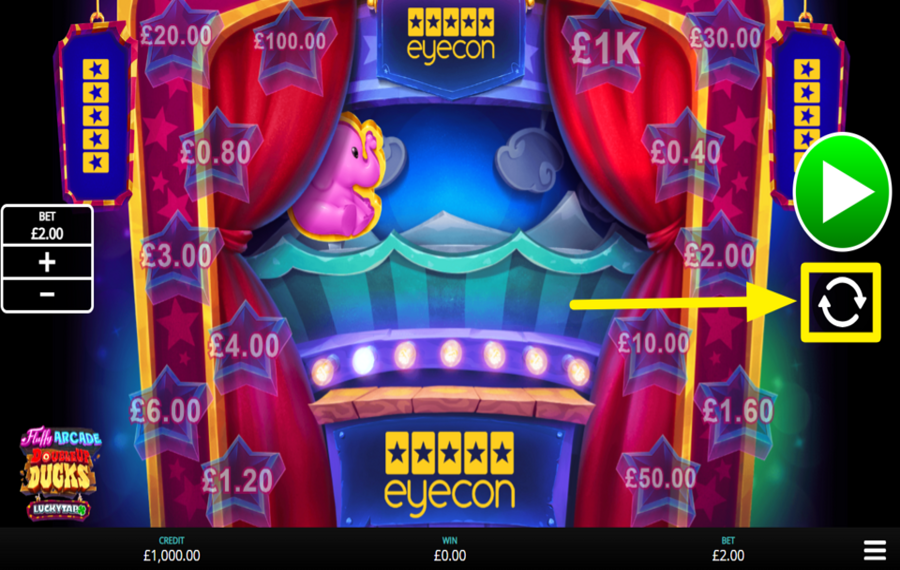 Doubleup Ducks LuckyTap UTILISER LA LECTURE AUTOMATIQUE.