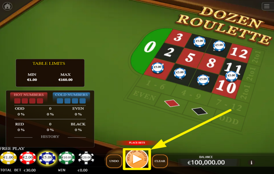 Dozen Roulette ENTREZ DANS L'ACTION !