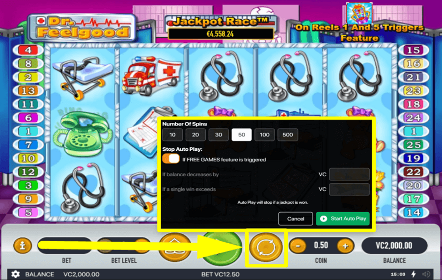 Dr Feelgood ИЗУЧИТЕ ФУНКЦИЮ «АВТОИГРА».