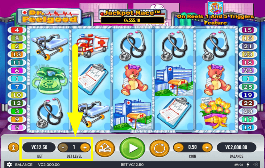 Dr Feelgood ВЫБЕРИТЕ СУММУ СТАВКИ.