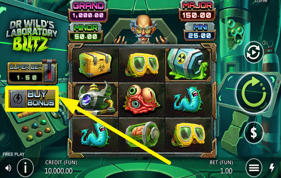 Dr Wilds Laboratory Blitz DÉBLOQUEZ UN NIVEAU BONUS.