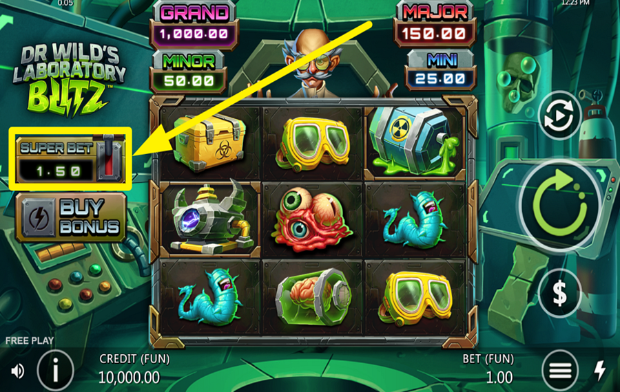 Dr Wilds Laboratory Blitz PROFITEZ DU SUPER PARI.