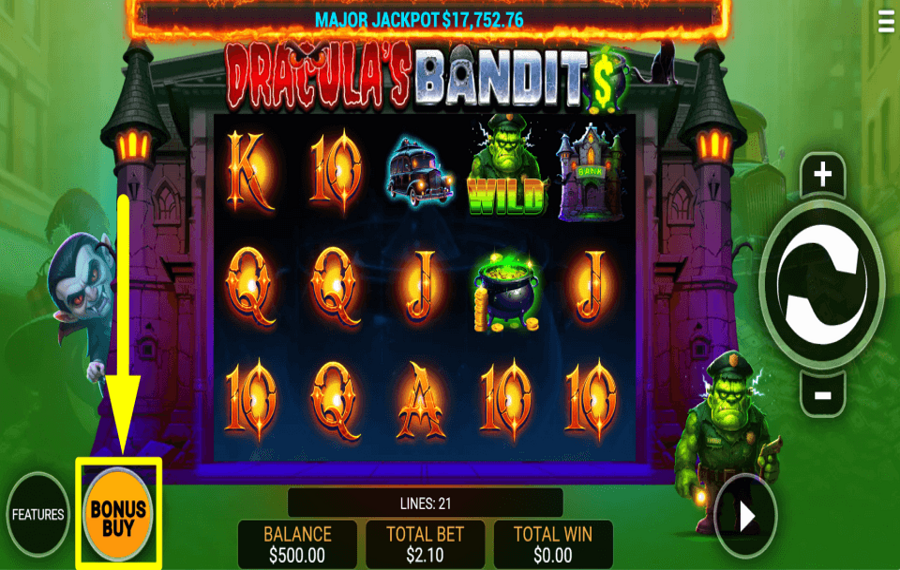 Draculas Bandits ACQUISISCI BONUS.