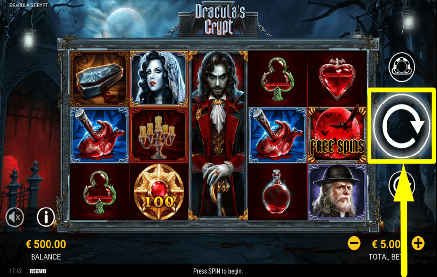 Draculas Crypt GO FOR A SPIN.