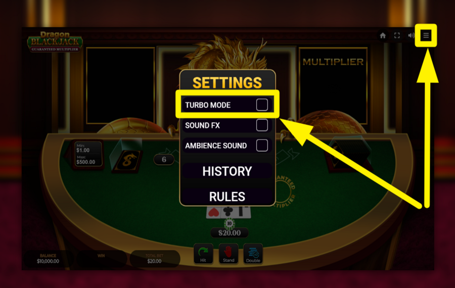 Dragon Blackjack Guaranteed Multiplier ACTIVEZ LE MODE TURBO !