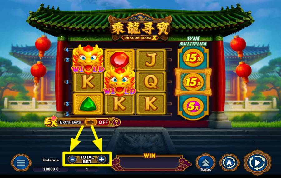 Dragon Boost X ОПРЕДЕЛИТЕ ЗНАЧЕНИЕ СТАВКИ.