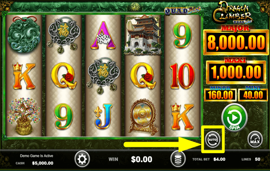 Dragon Climber Quad Shot ИЗУЧИТЕ ФУНКЦИЮ АВТОВОСПРОИЗВЕДЕНИЯ.