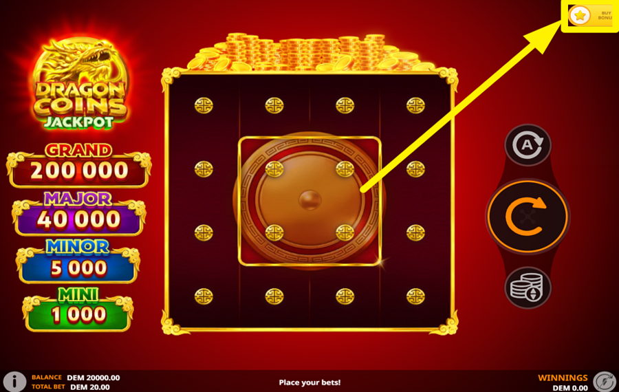 Dragon Coins Jackpot PICK SOME EXTRA SPINS!