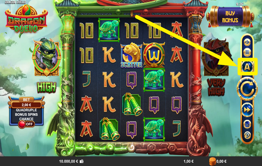 Dragon Duello TRIGGER AUTOMATIC SPINS.