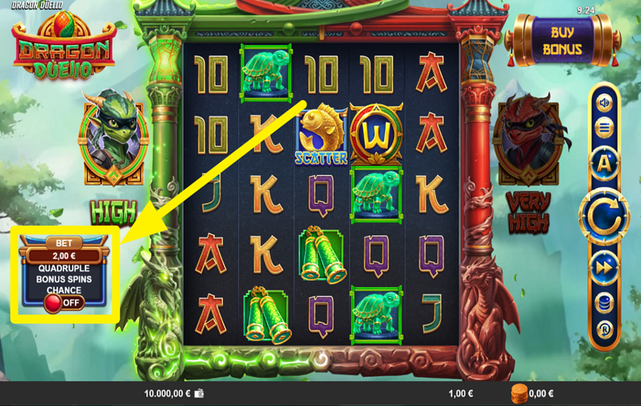 Dragon Duello TURN ON BET BOOST.