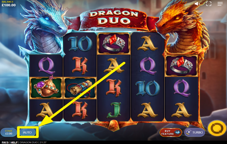 Dragon Duo ВКЛЮЧИТЬ АВТОВОСПРОИЗВЕДЕНИЕ.