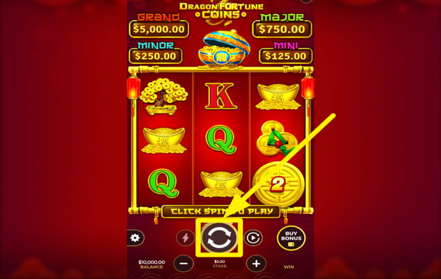 Dragon Fortune Coins Hold and Win ENTER THE ACTION!