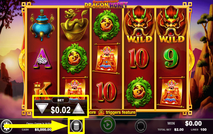 Dragon Money Rapid Feature ВЫБЕРИТЕ РАЗМЕР СТАВКИ.