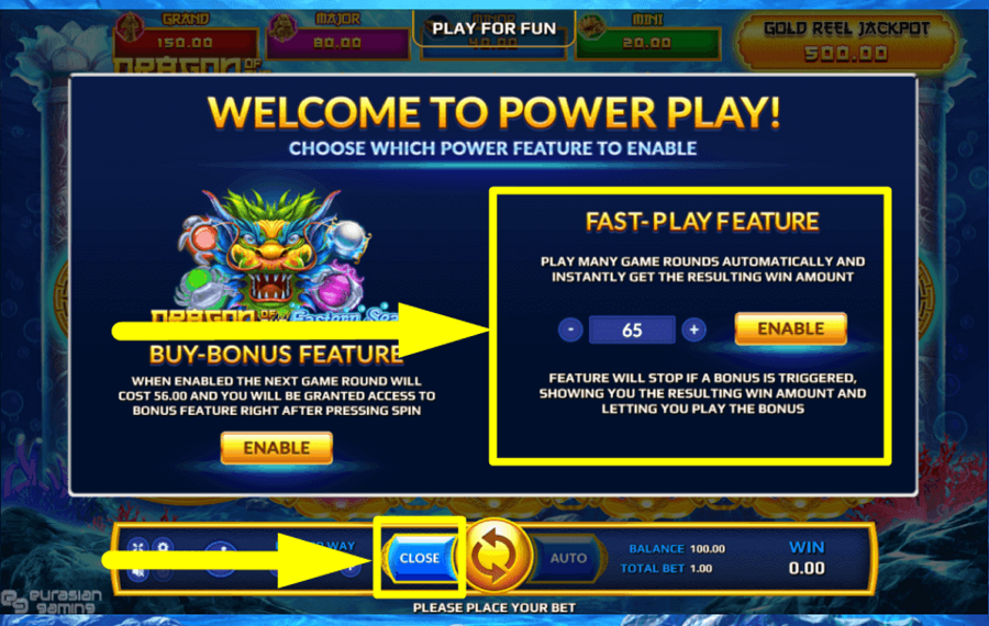 Dragon Of The Eastern Sea ENJOY FAST PLAY.