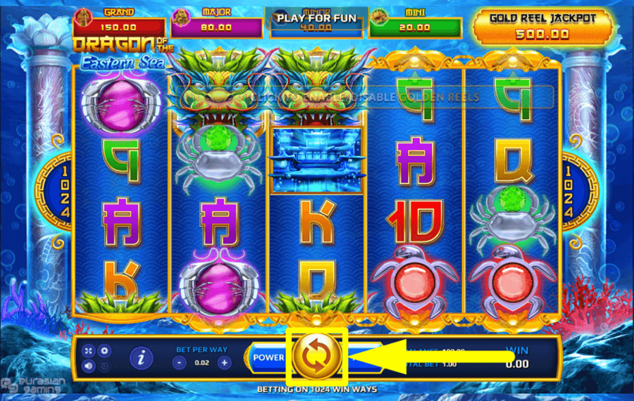 Dragon Of The Eastern Sea CLICK SPIN TO START.