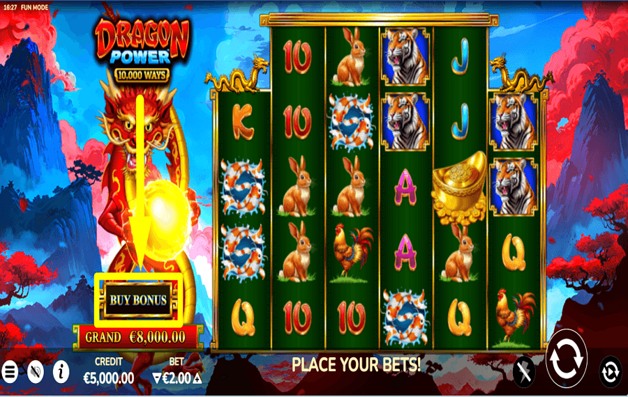 Dragon Power 10000 Ways COMPRA GIROS ADICIONALES.