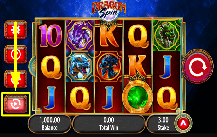 Dragon Spin PROVA I GIRI AUTOMATICI.