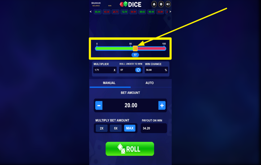 DragonGaming Dice SET THE RISK LEVEL.