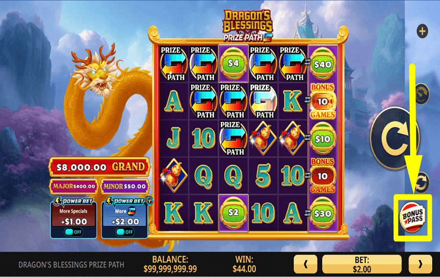 Dragons Blessing Prize Path SHOP FOR BONUSES.