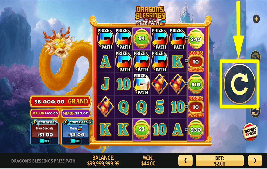 Dragons Blessing Prize Path SPIN THE REELS.