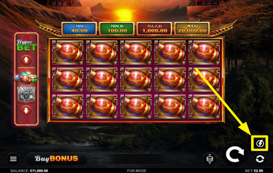 Dragons Glow Hold and Win UNLEASH TURBO CHARGE.