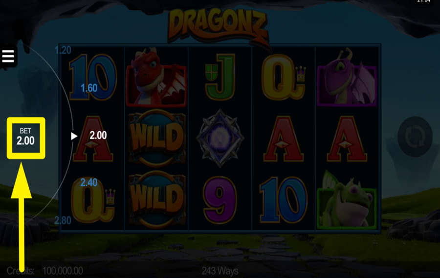 Dragonz PRÉCISEZ VOTRE PARI.