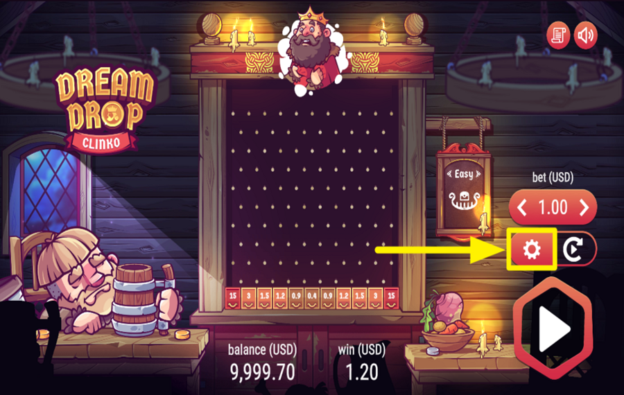 Dream Drop Clinko TUNE THE RISK AND ROWS.