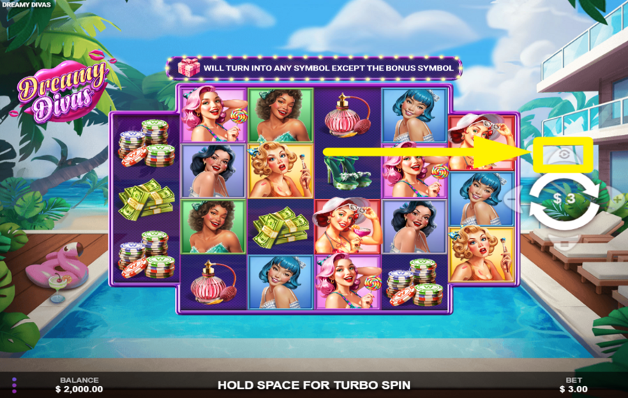 Dreamy Divas AUTOMATISCHES SPINNEN AKTIVIEREN.