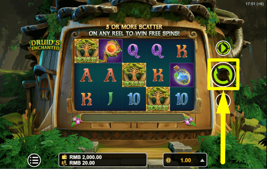 Druids Enchanted COMMENCEZ LE JEU.