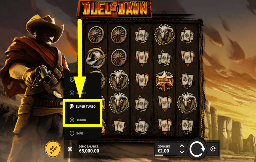 Duel at Dawn CHANGE GAME SPEED.