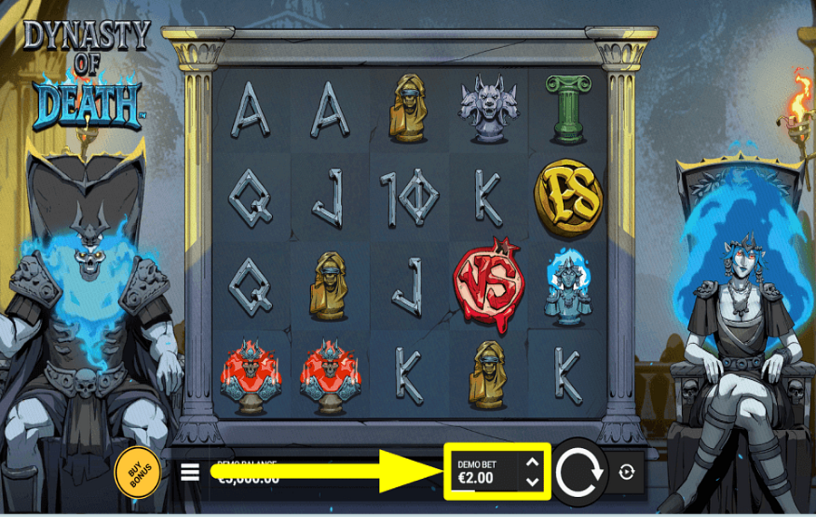 Dynasty of Death CAST YOUR WAGER.