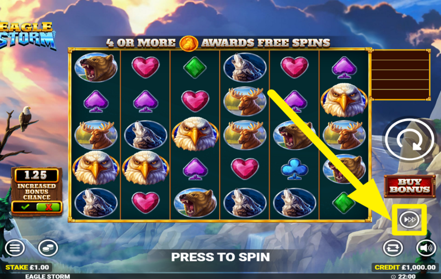 Eagle Storm INCREASE SPIN SPEED.