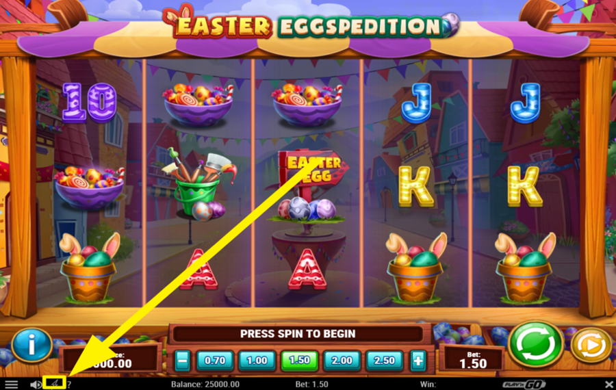 Easter Eggspedition CAMBIAR LA VELOCIDAD.