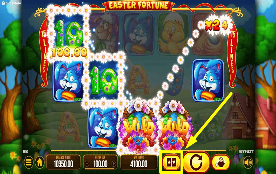 Easter Fortune Using the optional “Gamble” feature.