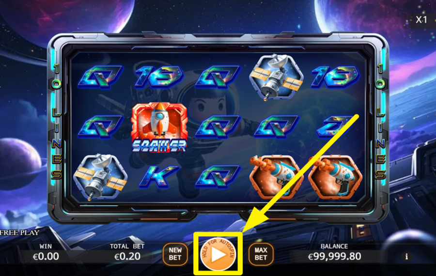 Edge of the Stars UTILIZZARE LA ROTAZIONE AUTOMATICA.