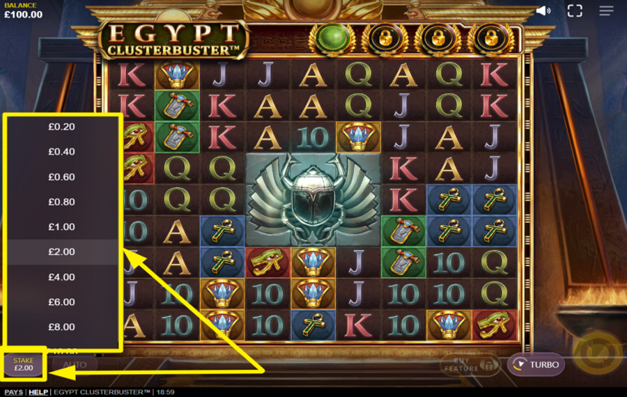 Egypt Clusterbuster УКАЖИТЕ ВАШУ СТАВКУ.