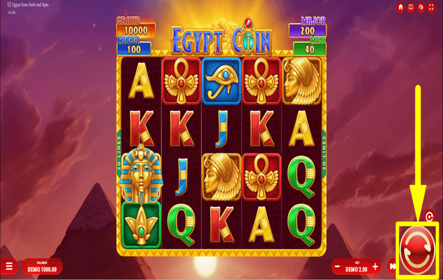 Egypt Coin Hold and Spin ОТПРАВЛЯЙТЕСЬ НА ПРОГУЛКУ.