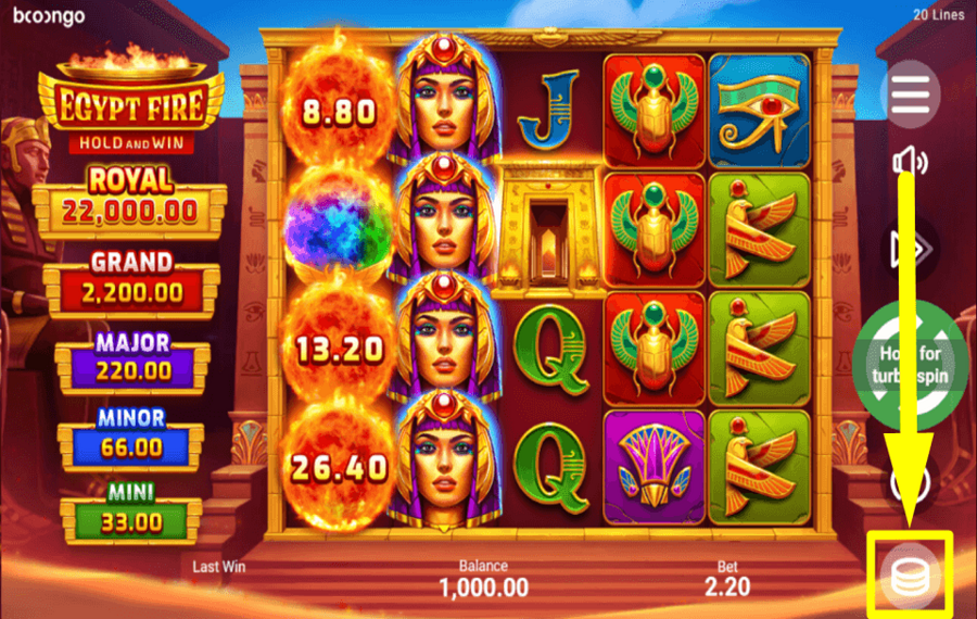 Egypt Fire HAZ TU APUESTA.