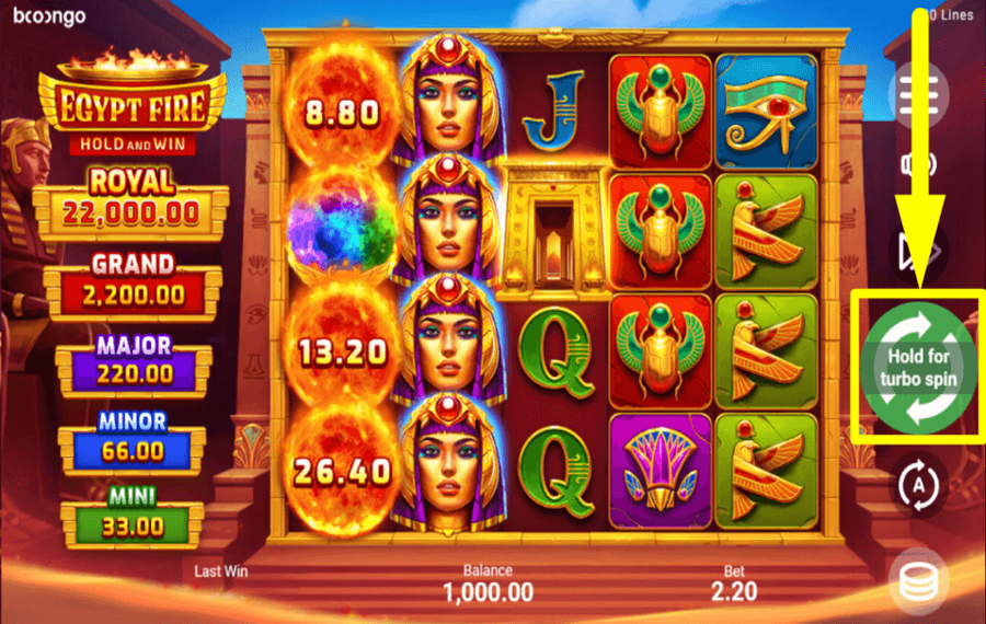 Egypt Fire JUGAR EL JUEGO.