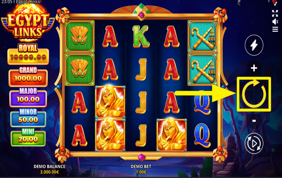 Egypt Links Running Wins IGNITE THE EXCITEMENT!