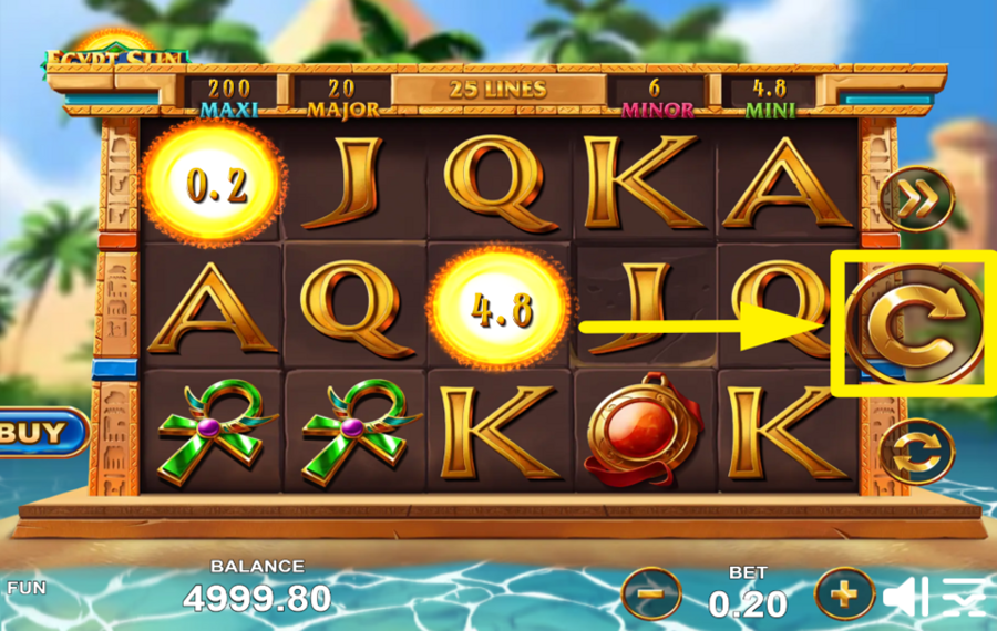 Egypt Sun Deluxe JOIN THE SPINNING.