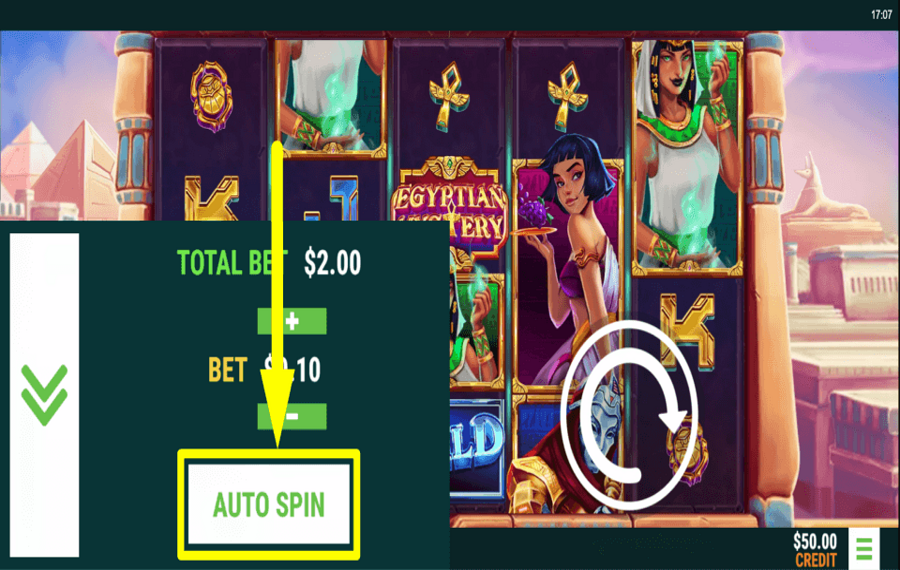 Egyptian Mystery STARTEN SIE AUTOPLAY.