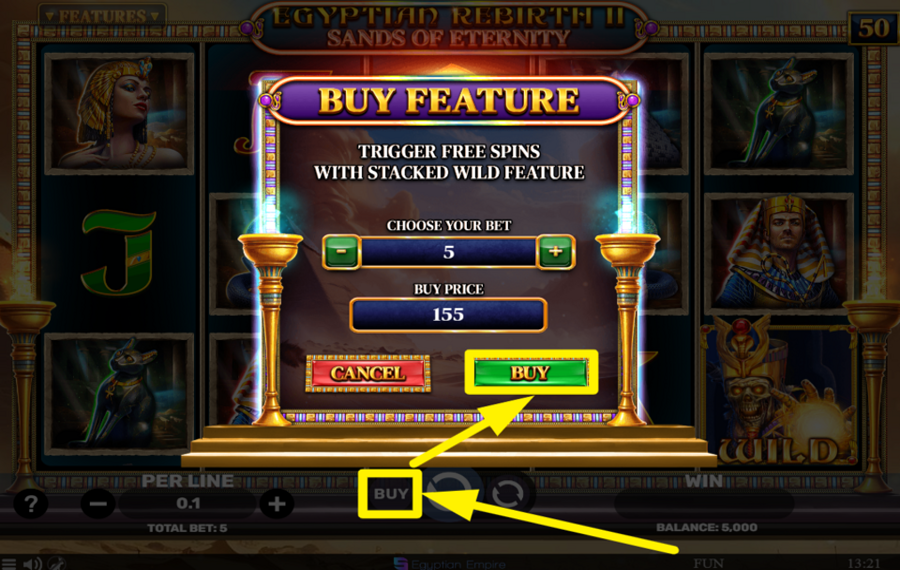 Egyptian Rebirth 2 Sands of Eternity ADD TO THE FUN!