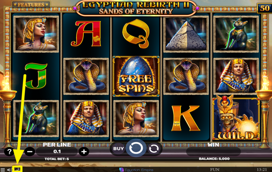 Egyptian Rebirth 2 Sands of Eternity ELEVATE THE TEMPO.