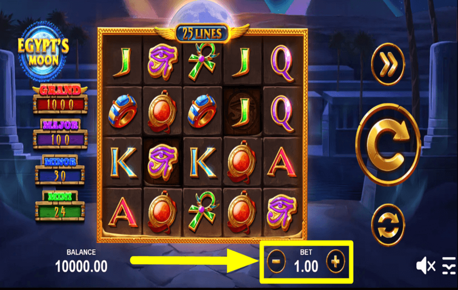 Egypts Moon FAI LA TUA SCOMMESSA.