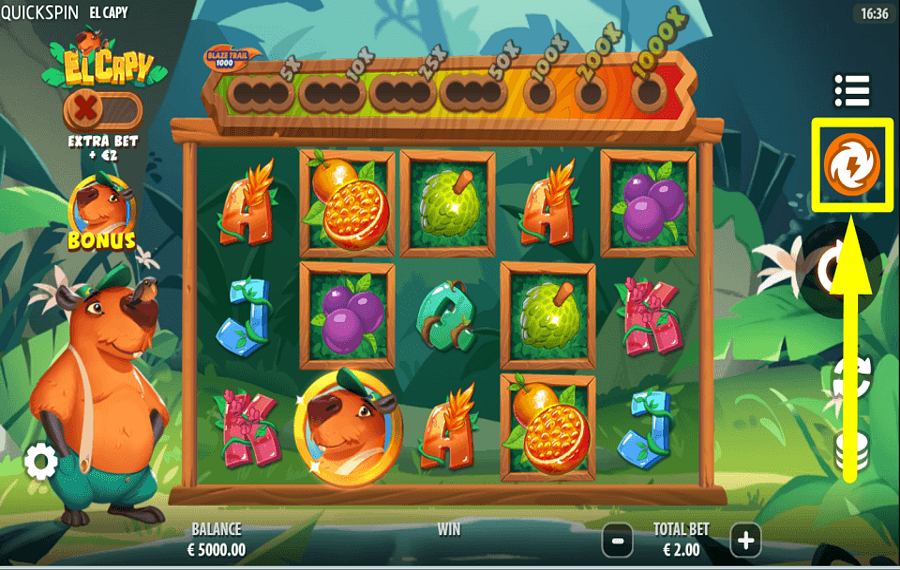 El Capy ACCÉLÉREZ LE JEU.