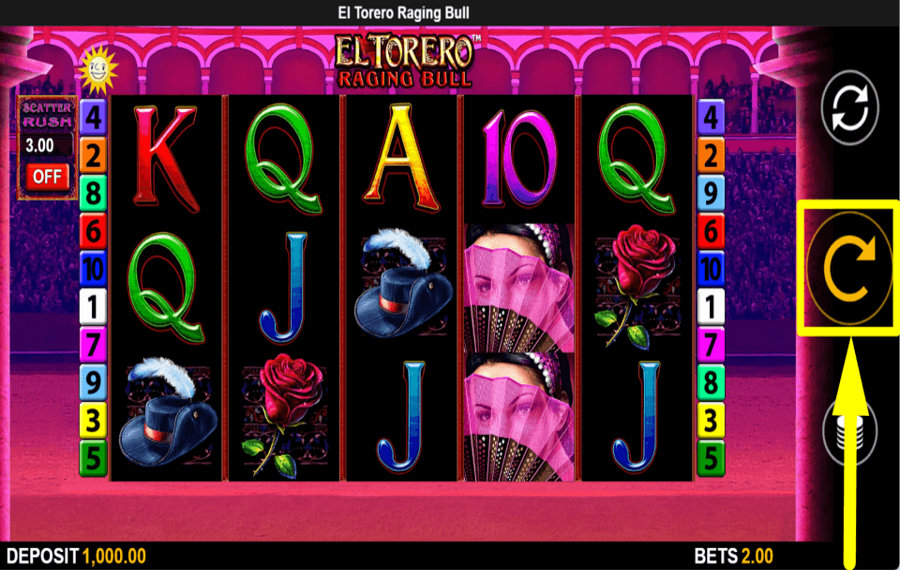 El Torero Raging Bull CLAIM THE REWARDS.