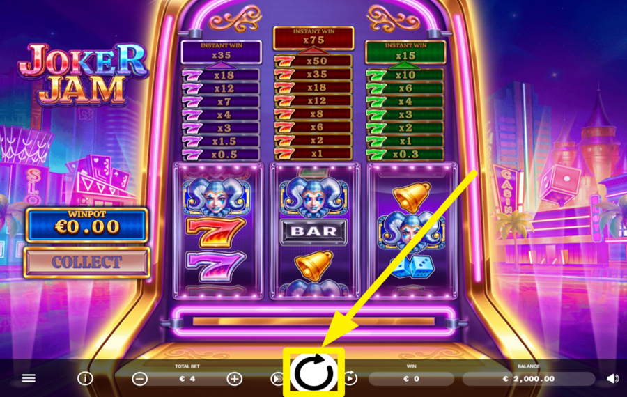 Ela Games Joker Jam SPIN FOR VICTORY!